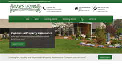 Desktop Screenshot of lawnlions.com